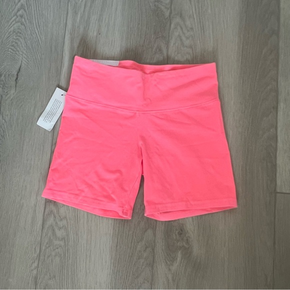 Aritzia Tna neon coral shorts - Picture 1 of 5